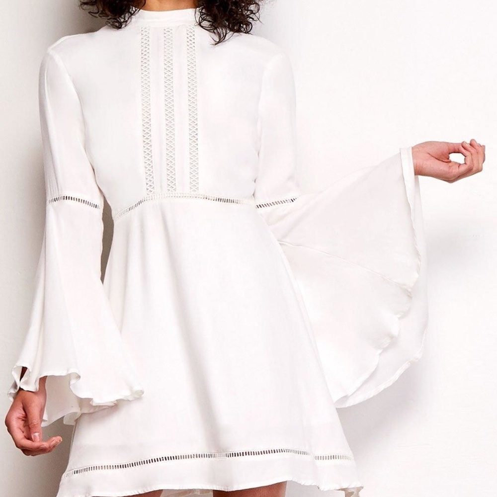 White Bachelorette Dress | White Bridal Shower Dress | White boho dress